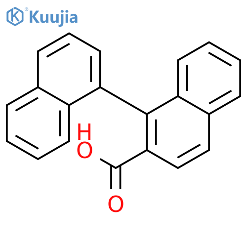 1-naphthalen-1-ylnaphthalene-2-carboxylic Acid structure