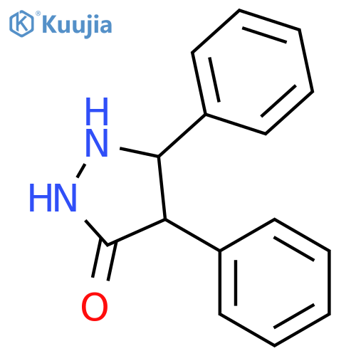 4,5-diphenylpyrazolidin-3-one structure