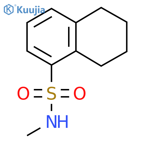 N-methyl-5,6,7,8-tetrahydronaphthalene-1-sulfonamide structure