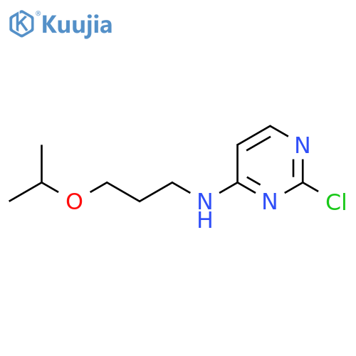 2-chloro-N-(3-isopropoxypropyl)pyrimidin-4-amine structure