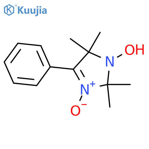1H-Imidazole,2,5-dihydro-1-hydroxy-2,2,5,5-tetramethyl-4-phenyl-, 3-oxide structure