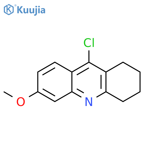 Acridine, 9-chloro-1,2,3,4-tetrahydro-6-methoxy- structure