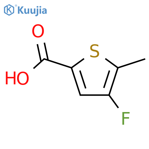 2-Thiophenecarboxylicacid,4-fluoro-5-methyl-(9CI) structure