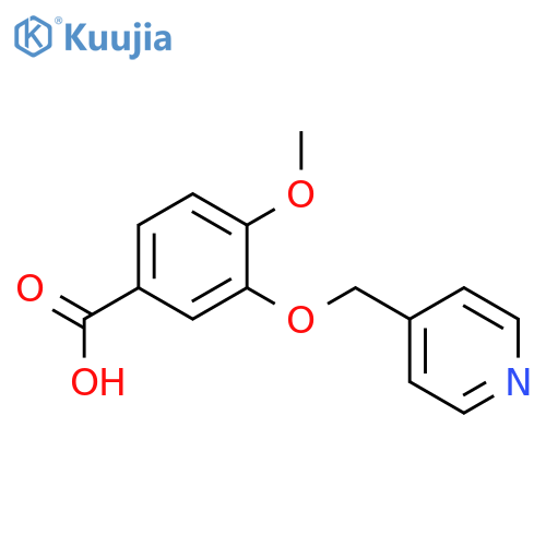 4-Methoxy-3-(pyridin-4-ylmethoxy)benzoic Acid structure