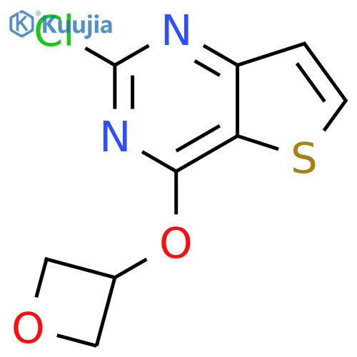 2-Chloro-4-(oxetan-3-yloxy)thieno3,2-dpyrimidine structure