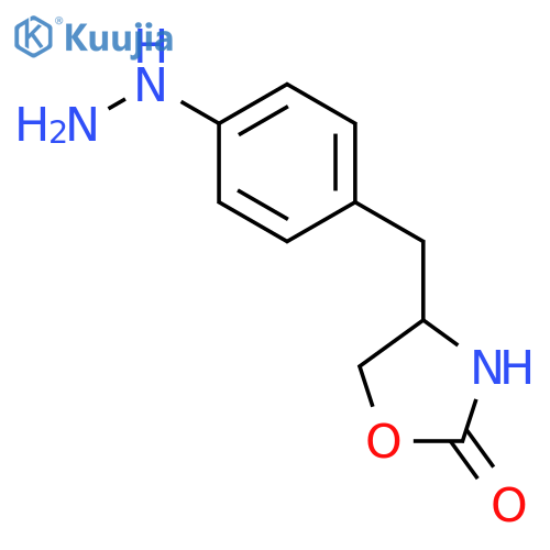 (S)-4-(4-Hydrazinylbenzyl)-2-oxazolidinone structure