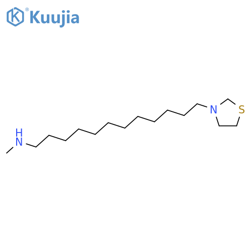 3-Thiazolidinedodecanamine, N-methyl- structure