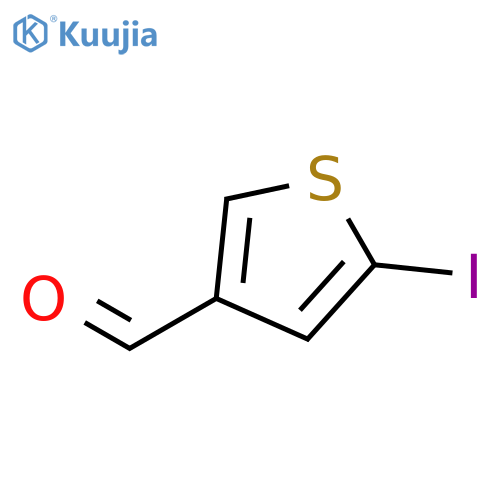 5-Iodothiophene-3-carbaldehyde structure