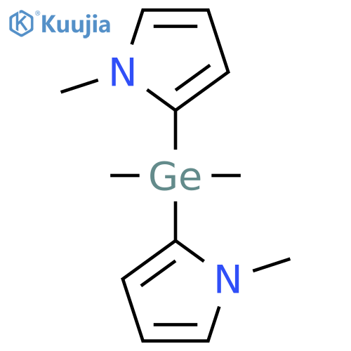 1H-Pyrrole, 2,2'-(dimethylgermylene)bis[1-methyl- structure