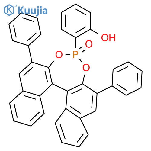 (11bR)-4-(2-Hydroxyphenyl)-2,6-diphenyldinaphtho2,1-d:1',2'-f1,3,2dioxaphosphepine 4-oxide structure