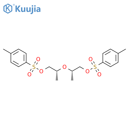 1-Propanol, 2,2'-oxybis-, 1,1'-bis(4-methylbenzenesulfonate), (2R,2'S)- structure