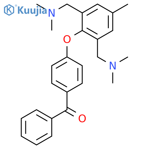 Methanone, [4-[2,6-bis[(dimethylamino)methyl]-4-methylphenoxy]phenyl]phenyl- structure
