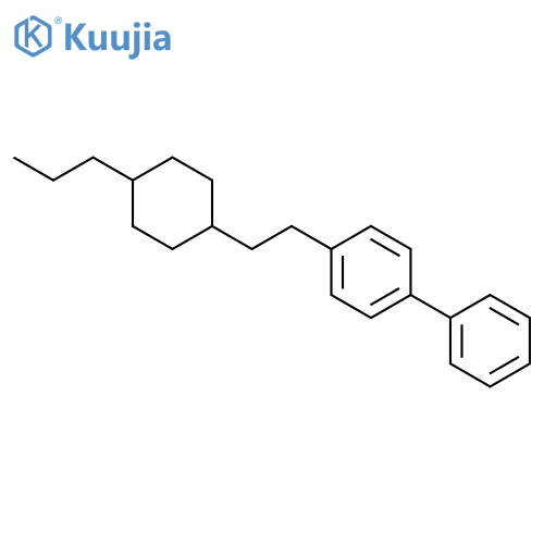 1,1'-Biphenyl, 4-[2-(4-propylcyclohexyl)ethyl]- structure