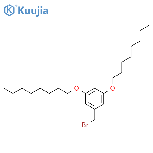 3,5-Bis(octyloxy)benzyl bromide structure