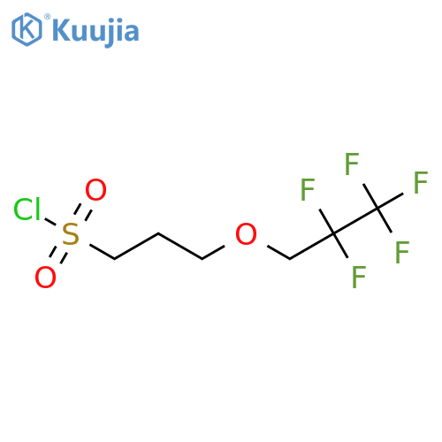 3-(2,2,3,3,3-Pentafluoropropoxy)propane-1-sulfonyl chloride structure