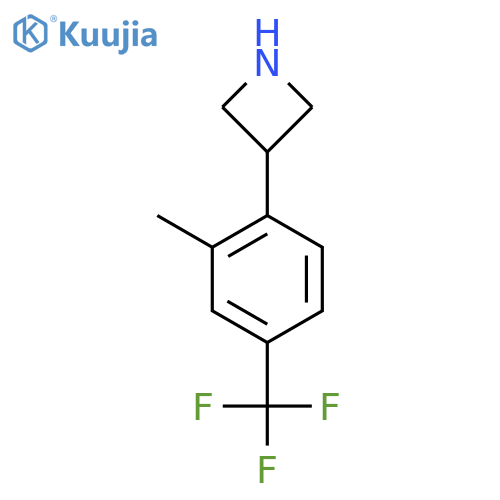 3-2-methyl-4-(trifluoromethyl)phenylazetidine structure