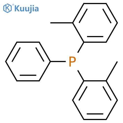 Phosphine,bis(2-methylphenyl)phenyl- (9CI) structure