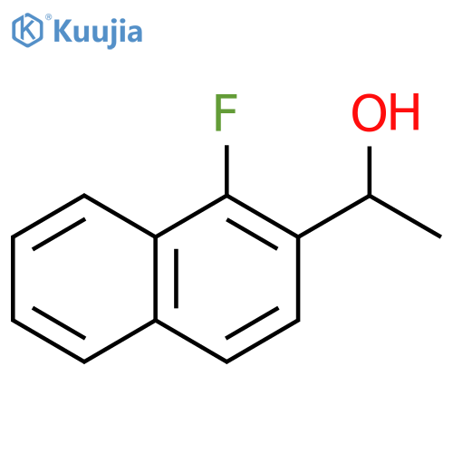 1-(1-fluoronaphthalen-2-yl)ethanol structure
