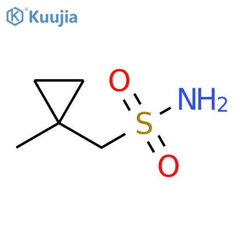 Cyclopropanemethanesulfonamide, 1-methyl- structure