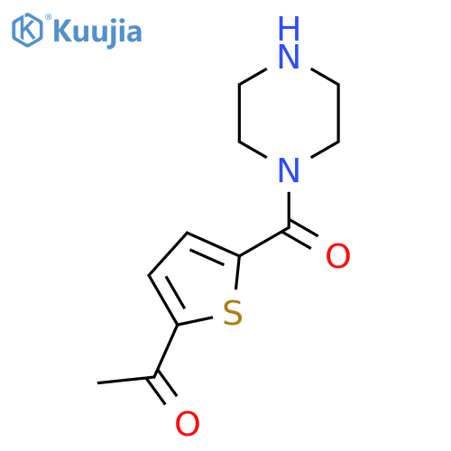 1-(5-(Piperazine-1-carbonyl)thiophen-2-yl)ethan-1-one structure