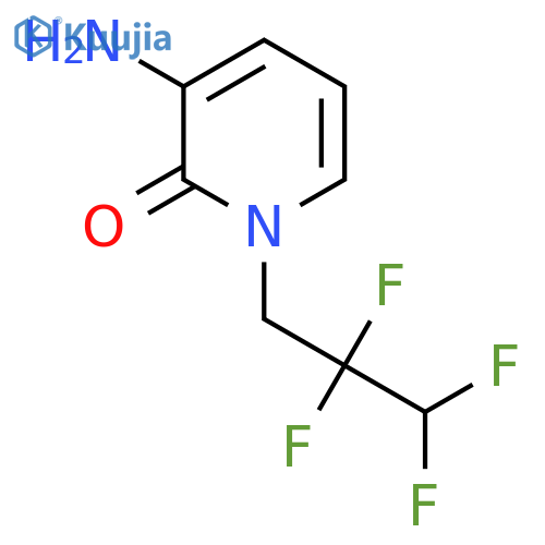 3-Amino-1-(2,2,3,3-tetrafluoropropyl)-1,2-dihydropyridin-2-one structure