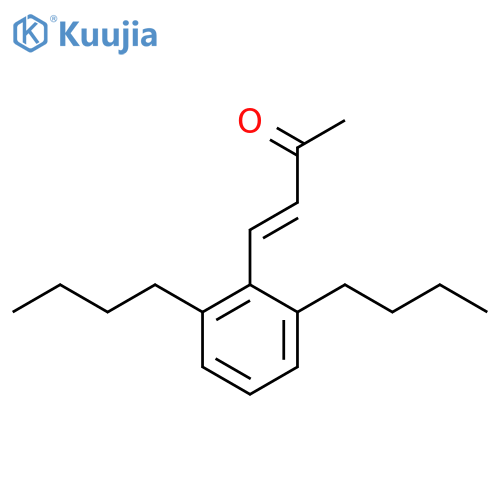 3-Buten-2-one, 4-(2,6-dibutylphenyl)-, (E)- structure