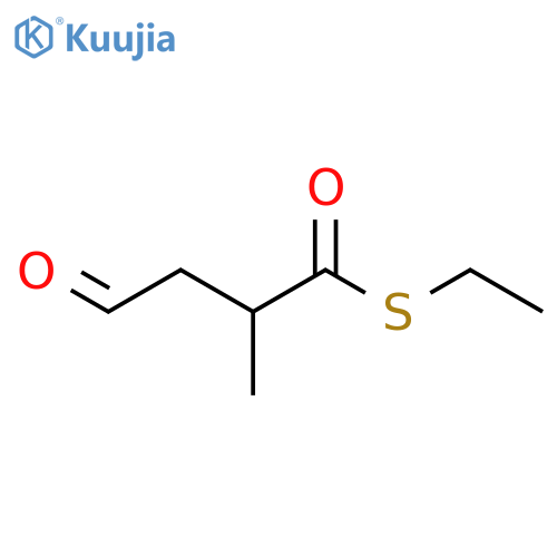 Butanethioic acid, 2-methyl-4-oxo-, S-ethyl ester structure