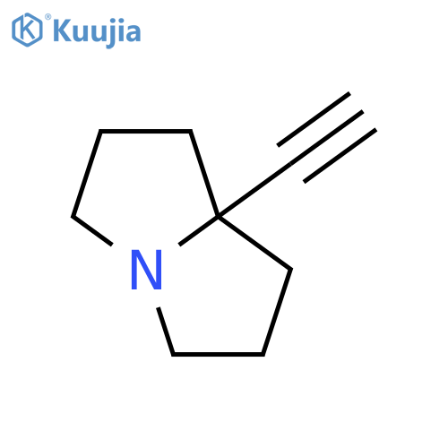 7a-ethynylhexahydro-1H-pyrrolizine structure