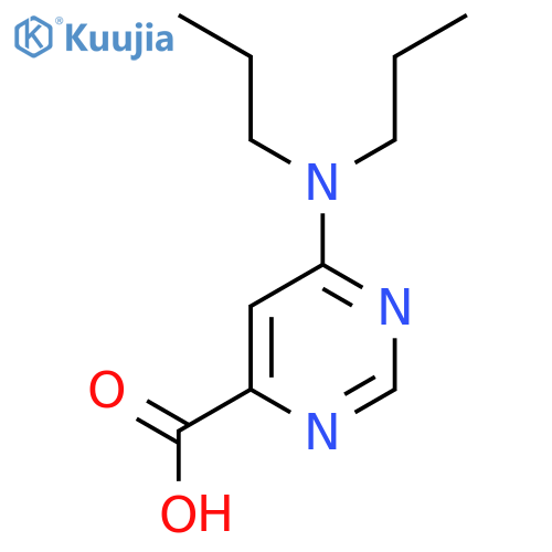 6-(Dipropylamino)pyrimidine-4-carboxylic acid structure
