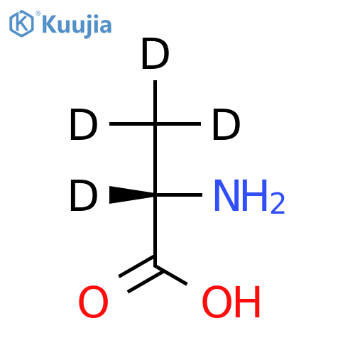L-Alanine-d4 structure
