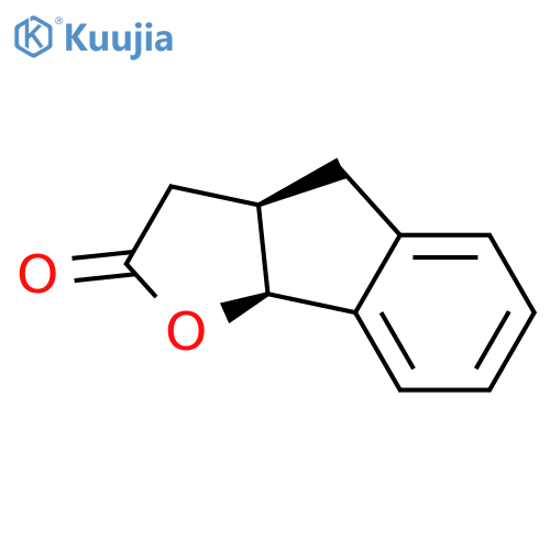 2H-Indeno[1,2-b]furan-2-one, 3,3a,4,8b-tetrahydro-, (3aR,8bS)- structure