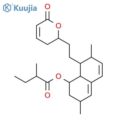 2-Heptenoic acid,7-[(1S,2S,6R,8S,8aR)-1,2,6,7,8,8a-hexahydro-2,6-dimethyl-8-[(2S)-2-methyl-1-oxobutoxy]-1-naphthalenyl]-5-hydroxy-,(2E,5R)- structure
