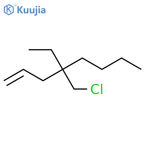 1-Octene, 4-(chloromethyl)-4-ethyl- structure