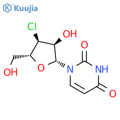 Uridine,3'-chloro-3'-deoxy- (8CI,9CI) structure