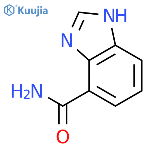 1H-Benzimidazole-4-carboxamide(9CI) structure