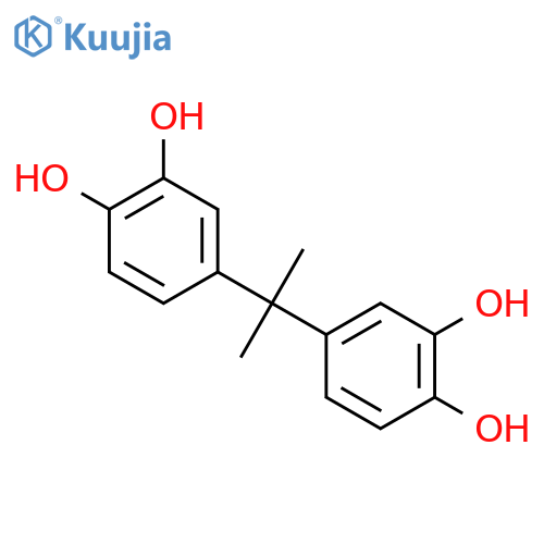 1,2-Benzenediol,4,4'-(1-methylethylidene)bis- structure
