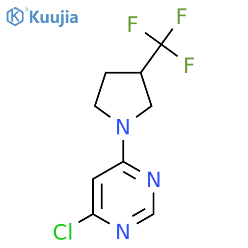 4-Chloro-6-(3-(trifluoromethyl)pyrrolidin-1-yl)pyrimidine structure