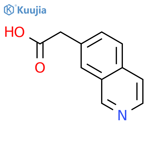 2-(Isoquinolin-7-yl)acetic acid structure
