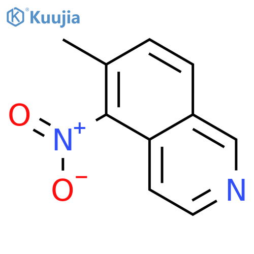 6-methyl-5-nitroisoquinoline structure