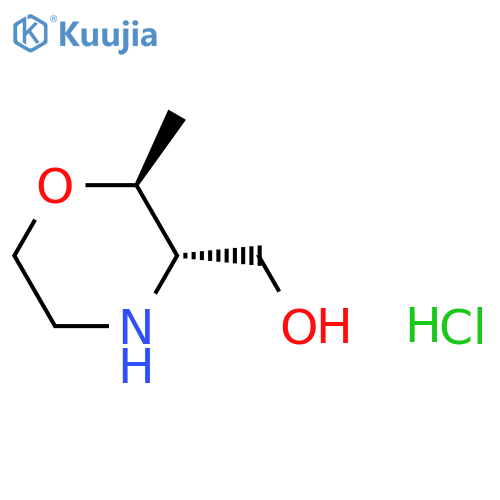 ((2S,3S)-2-Methylmorpholin-3-yl)methanol hydrochloride structure