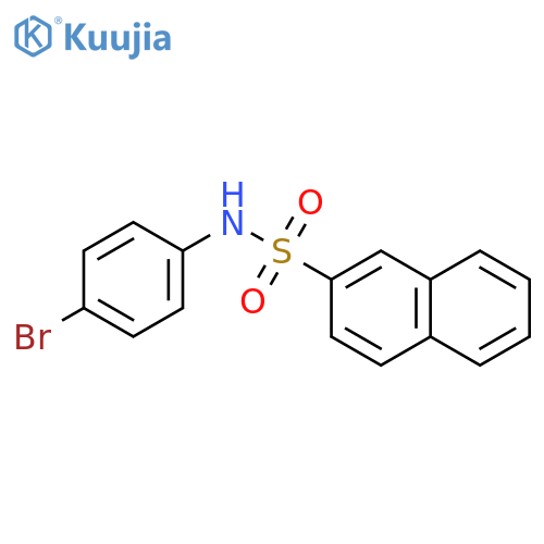 2-Naphthalenesulfonamide, N-(4-bromophenyl)- structure