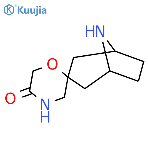 8-azaspiro[bicyclo[3.2.1]octane-3,2'-morpholin]-5'-one hydrochloride structure