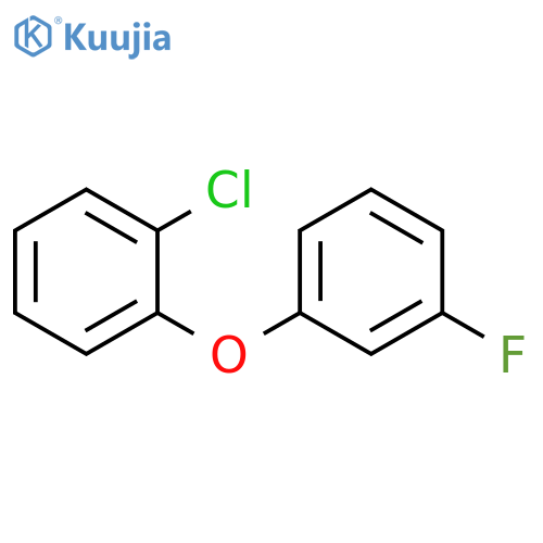Benzene, 1-chloro-2-(3-fluorophenoxy)- structure