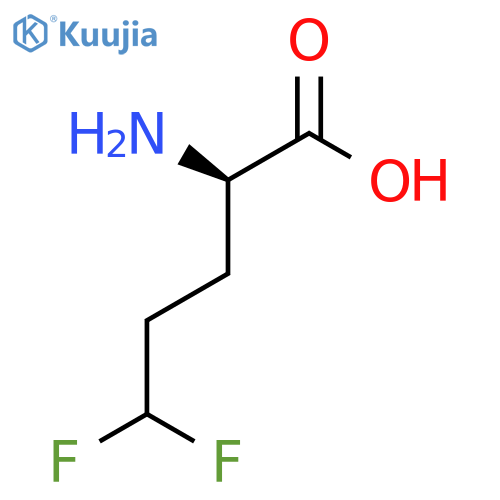 (2R)-2-amino-5,5-difluoropentanoic acid structure