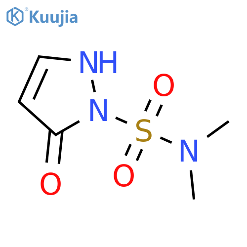 5-hydroxy-N,N-dimethyl-1H-pyrazole-1-sulfonamide structure