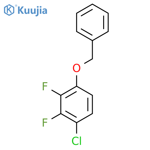 1-(Benzyloxy)-4-chloro-2,3-difluorobenzene structure