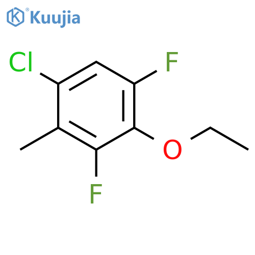 1-chloro-4-ethoxy-3,5-difluoro-2-methylbenzene structure