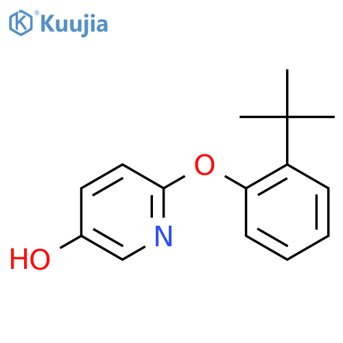 6-(2-Tert-butylphenoxy)pyridin-3-OL structure