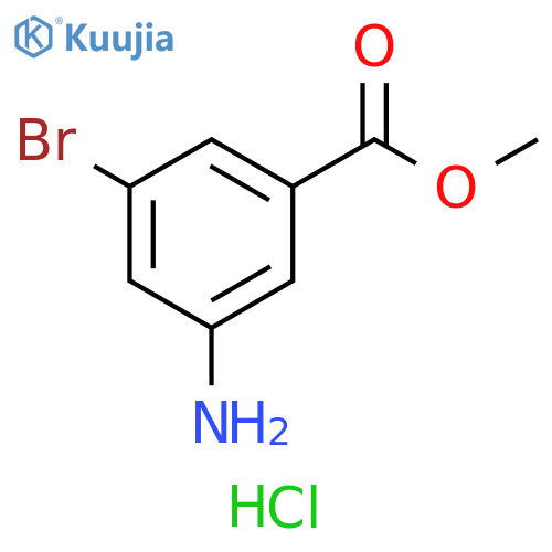 methyl 3-amino-5-bromobenzoate hydrochloride structure