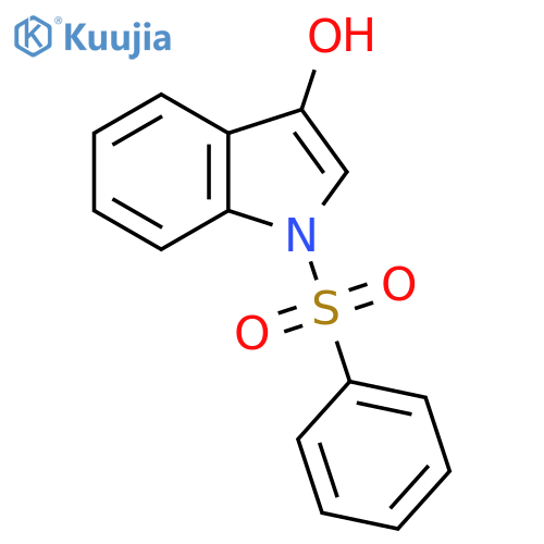 1-(Benzenesulfonyl)-1H-indol-3-ol structure